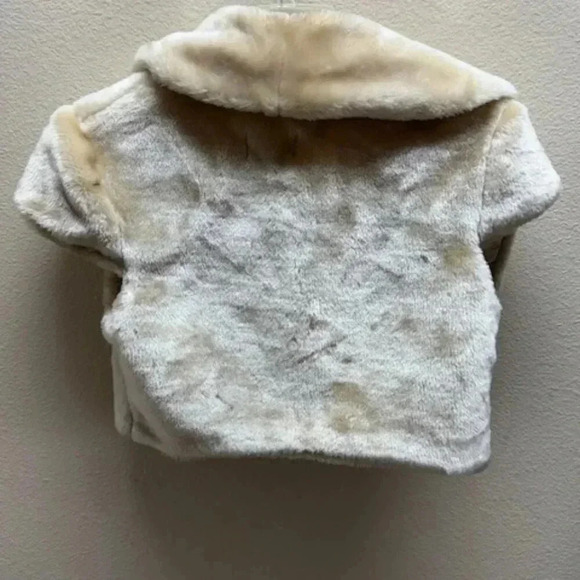 vintage versace jeans couture faux fur vest - Picture 7 of 7